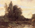 Le torrent pierreaux plein air Romanticismo Jean Baptiste Camille Corot
